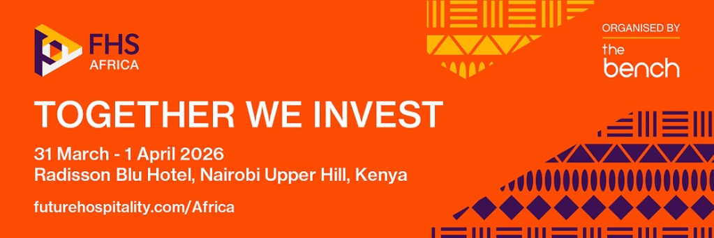 Event banner for FHS Africa, highlighting the theme 'Together We Invest', scheduled for 31 March - 1 April 2026 at Radisson Blu Hotel, Nairobi Upper Hill, Kenya.